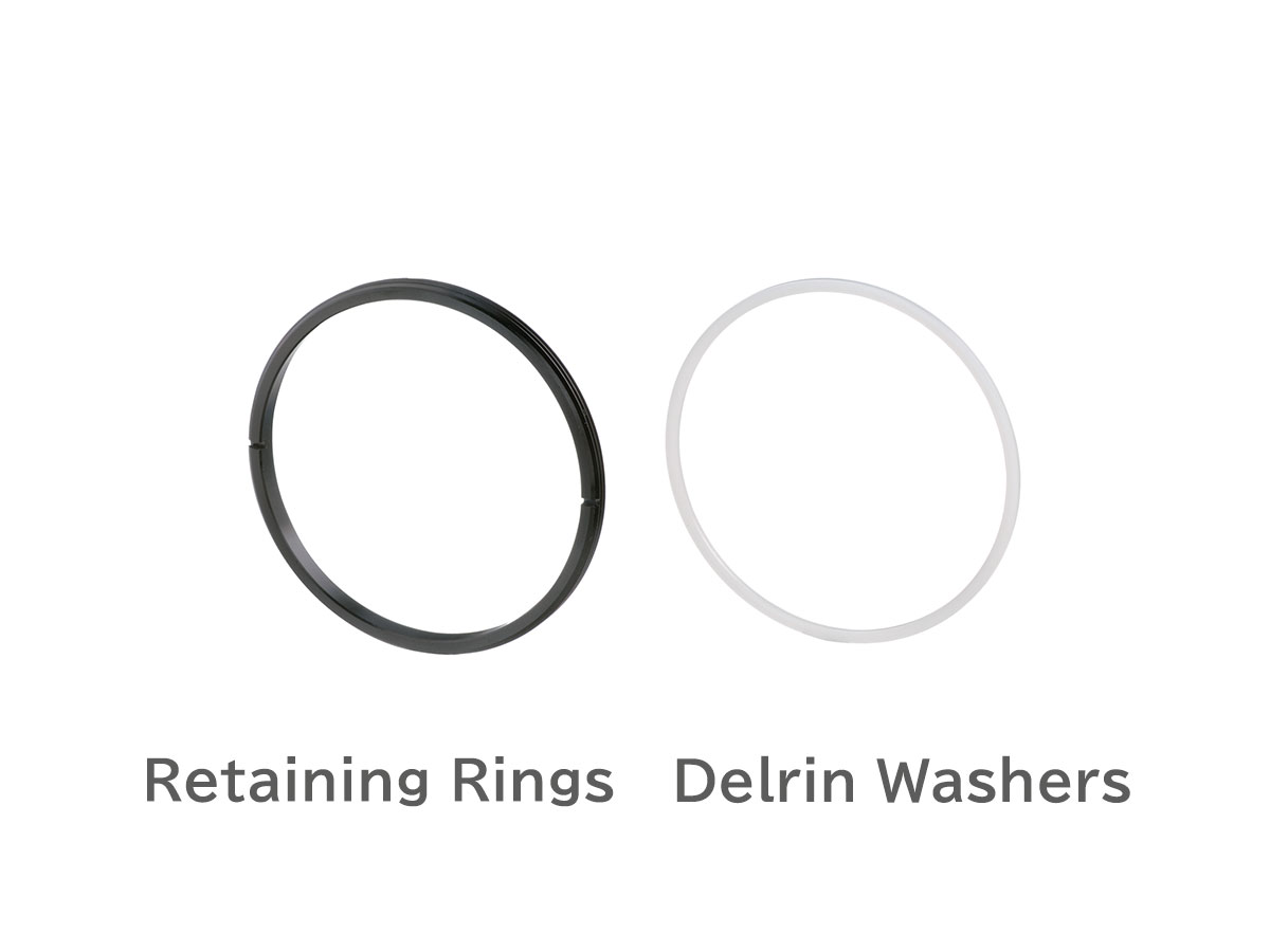 Retaining Rings / Delrin Washers