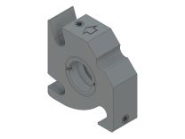 Cage Slot in Fixed Optic Mount (Through hole) / C16-SLFH-11