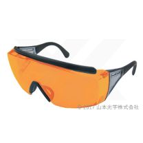 レーザ保護メガネ(一部透過型、OD2タイプ)オーバーグラス / YL-335M-AR