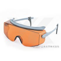 レーザ保護メガネ（一部透過型、OD4タイプ） / YL-717A-AR