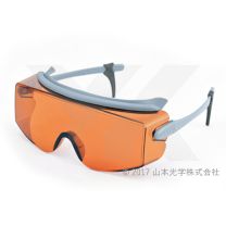 レーザ保護メガネ（一部透過型、OD2タイプ） / YL-717M-AR