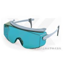 レーザ保護メガネ（一部透過型、OD2タイプ） / YL-717M-HN