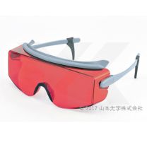 レーザ保護メガネ（一部透過型、OD2タイプ） / YL-717M-Y2