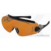 レーザ保護メガネ（一部透過型、OD2）スリーウェイタイプ / YL-760C-Y2