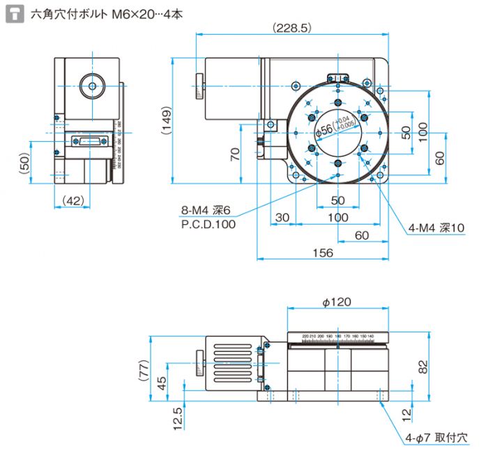 精密自動回転ステージ / KST-120YAW